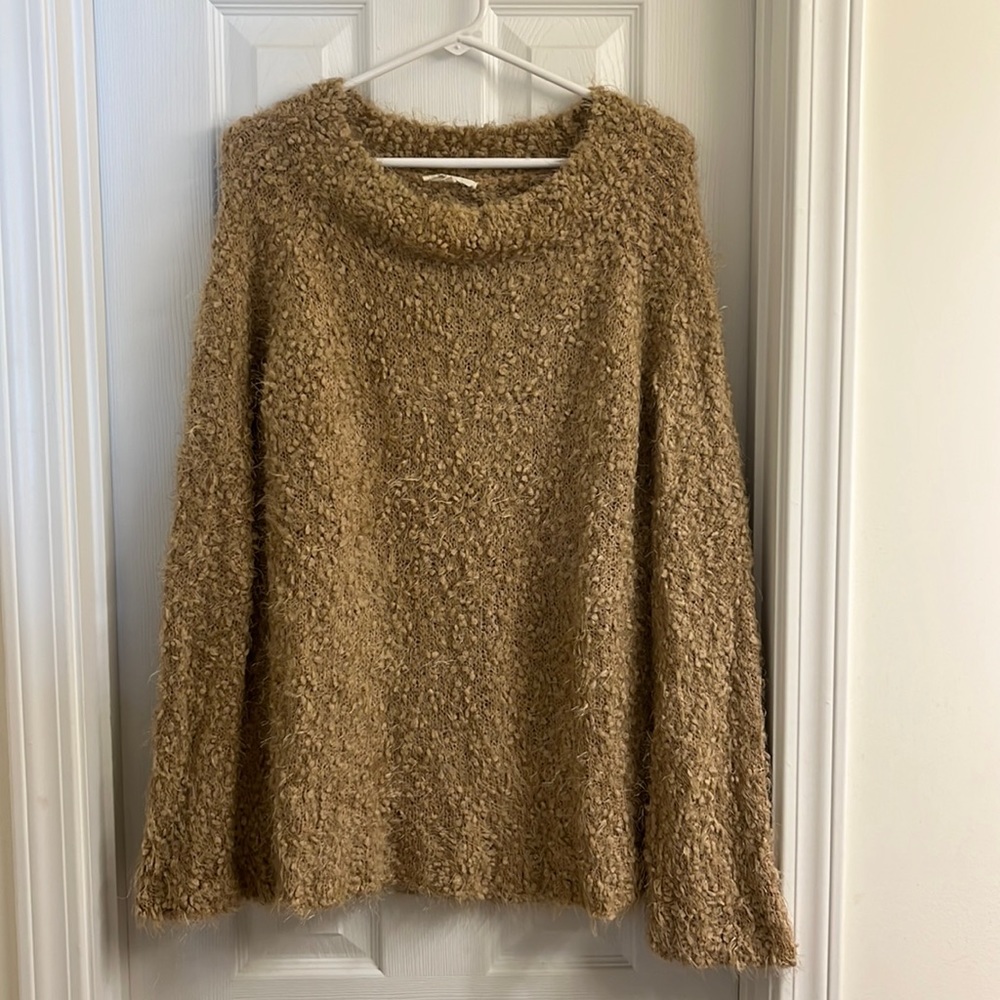 Light Brown/Taupe Popcorn Sweater